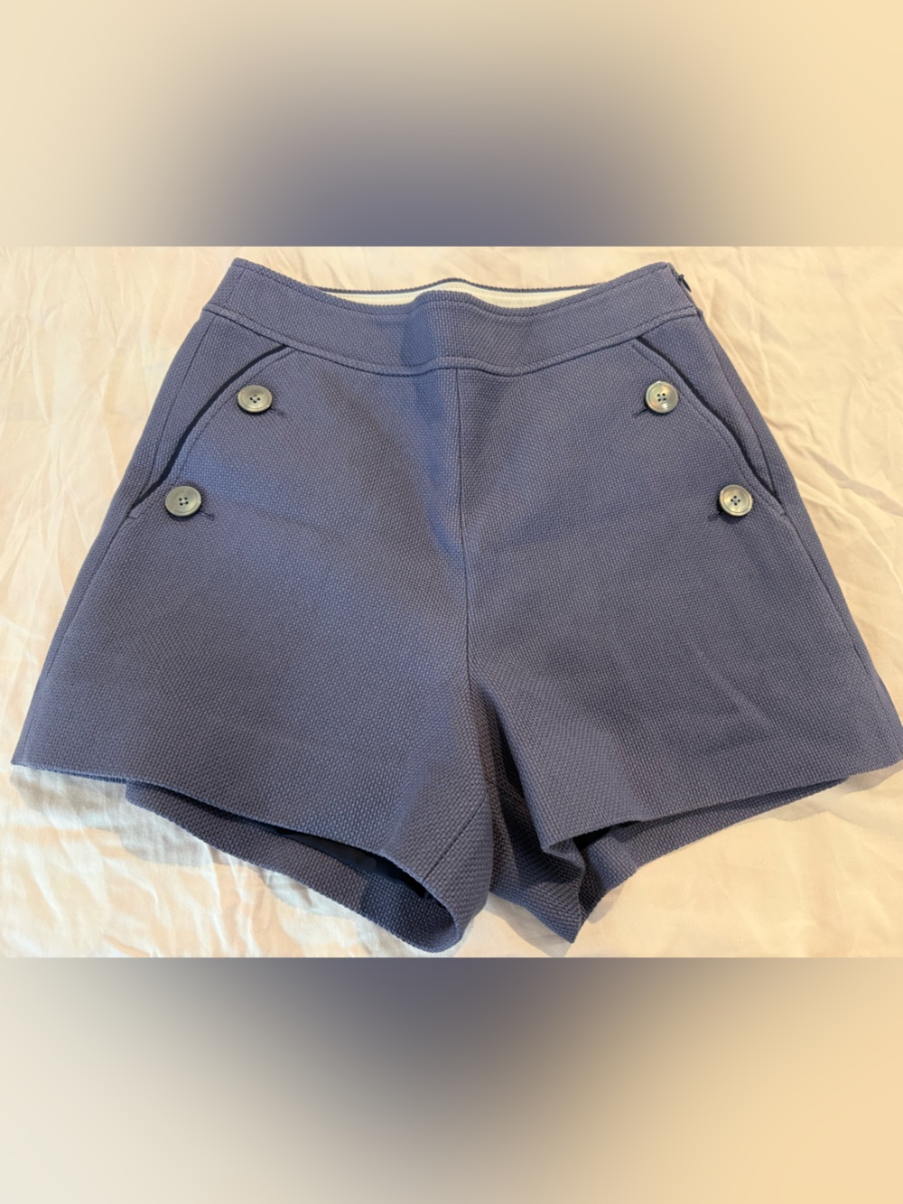 J Crew Blue Sailor Shorts Size 4